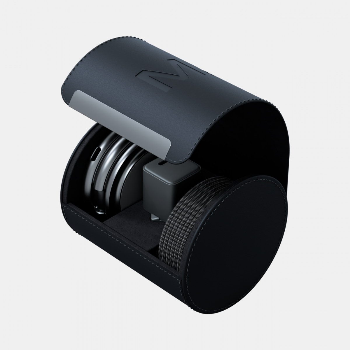 Зарядная станция 3 в 1 Magssory Signature Disc Pro для Apple Qi2 Midnight