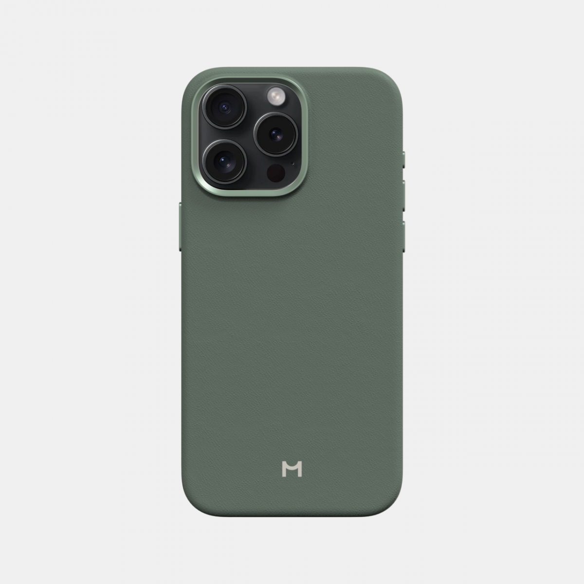 Чехол для iPhone 15 Pro Eco Leather Case Khaki