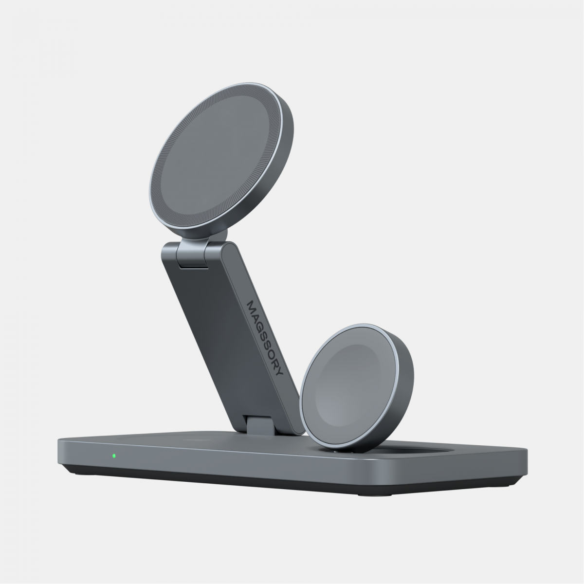 Зарядная станция 3 в 1 Magssory Yoga для Apple Qi2 Midnight