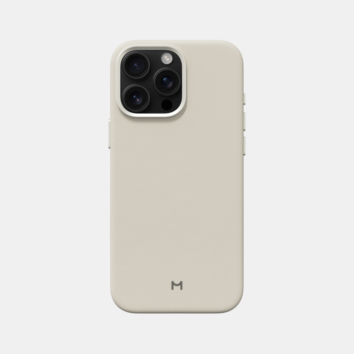Чехол для iPhone 16 Pro Eco Leather Case Ivory