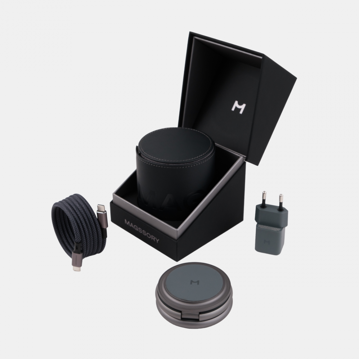 Зарядная станция Magssory Disc Signature Edition 3 в 1 для Apple Midnight