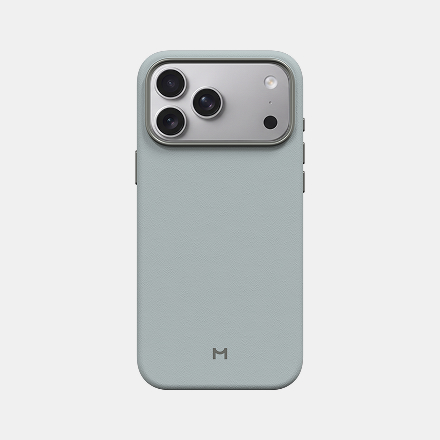 Чехол Magssory для iPhone 18 Pro Max Gray, экокожа