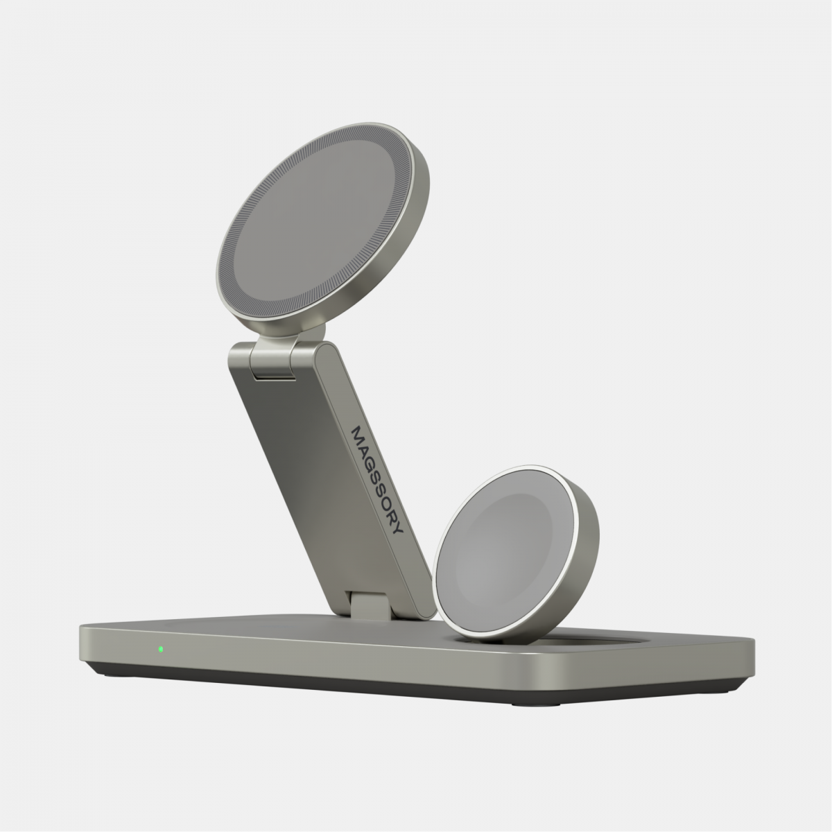 Зарядная станция 3 в 1 Magssory Yoga для Apple Qi2 Titan