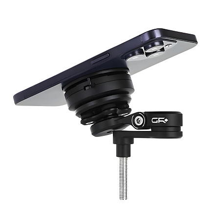 GR-MT13-М8 — Держатель для телефона на руль с вибродемпфером и креплением в траверсу руля мотоцикла PRO (под болт М8)