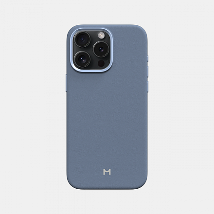 Чехол для iPhone 15 Pro Eco Leather Case Cobalt