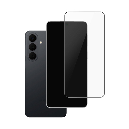 Стекло защитное 2.5D для Samsung S26+, антибликовое (AR), с аппликатором для установки
