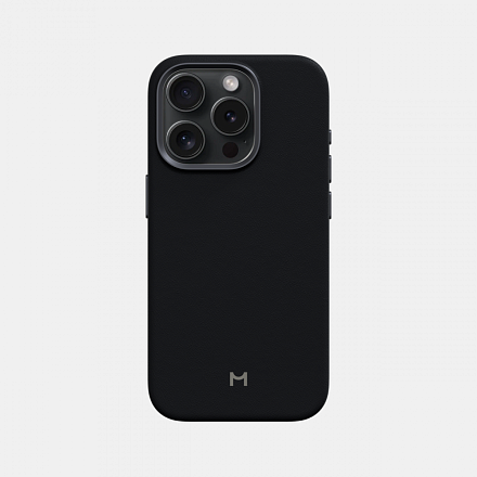 Чехол для iPhone 16 Pro Max Eco Leather Case Midnight