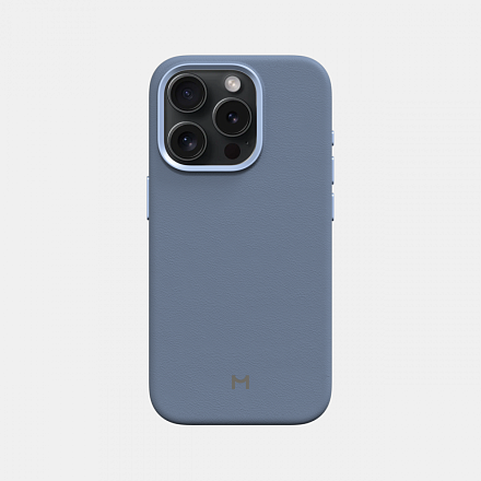Чехол для iPhone 15 Pro Max Eco Leather Case Cobalt