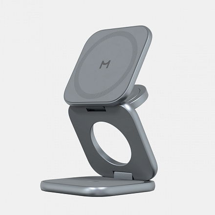 Складное беспроводное зарядное устройство 3 в 1 Magssory Fold Ultra для Apple Midnight