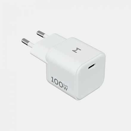 Компактное сетевое зарядное устройство Magssory Nano Boost 100W GaN White