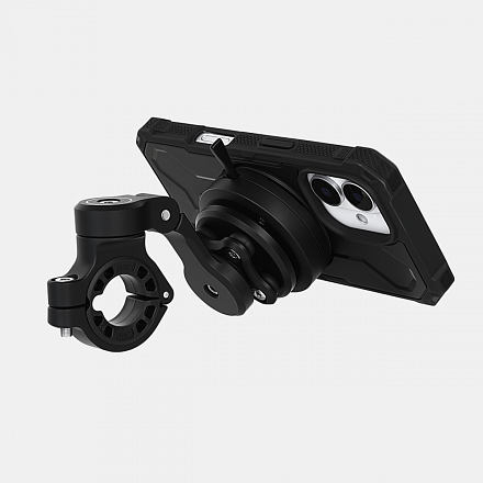 GR-MT11 — Держатель для телефона на руль с вибродемпфером и угловым креплением PRO, черный