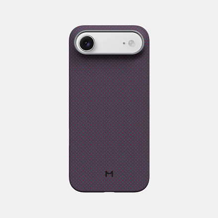 Magssory Aramid Frame Case for iPhone 17 Air Pixel Red