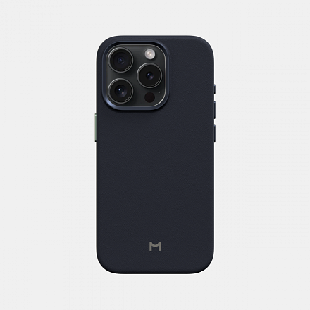 Чехол для iPhone 15 Pro Max Eco Leather Case Blue