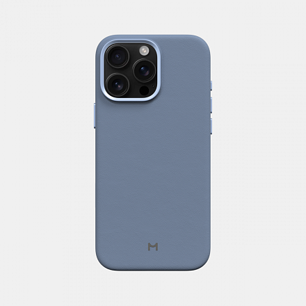 Чехол для iPhone 16 Pro Eco Leather Case Cobalt