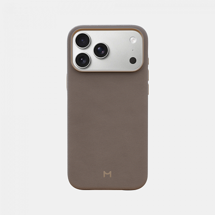 Чехол Magssory для iPhone 17 Pro Max Latte, экокожа