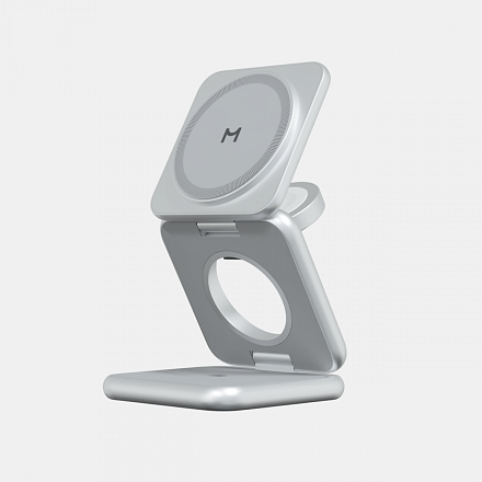 Зарядная станция Magssory Fold 3 в 1 для Samsung Silver
