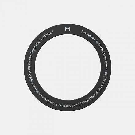 Металлическое кольцо Magssory для MagSafe Black